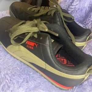 Puma 6 youth and women’s size 8 retro brown and tan NIB